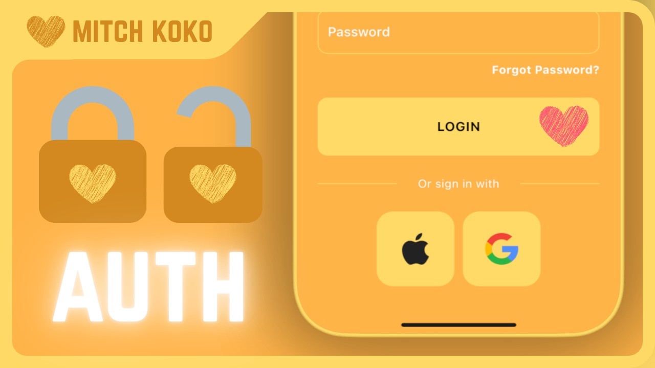 🔒📱 FULL Flutter Authentication • Email, Apple, Google Login w/ BLoC ...