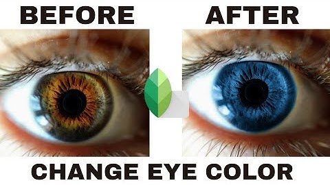 How To Change The COLOR Of Your Eye Using Snapseed | Snapseed Tips and Tricks
