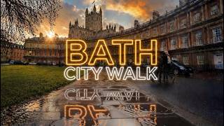 Bath Walking Tour | Roman Baths, Bath Abbey & Historic City Centre | Bath England 4K UK screenshot 4