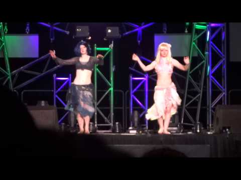 Cosplay Girls Belly Dancing