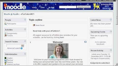 How to upload your Mahara page to your Tutor