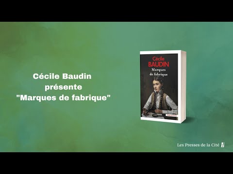 Cécile Baudin présente Marques de fabrique @placedesediteurs1