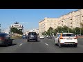 Moscow road timelapse: Kutuzovkiy avenue towards center