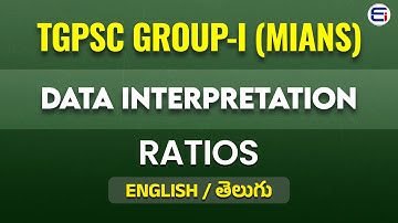 Master Ratios & Data Interpretation for TGPSC Group 1 Mains  Explained in Telugu #epitomeias #ratios