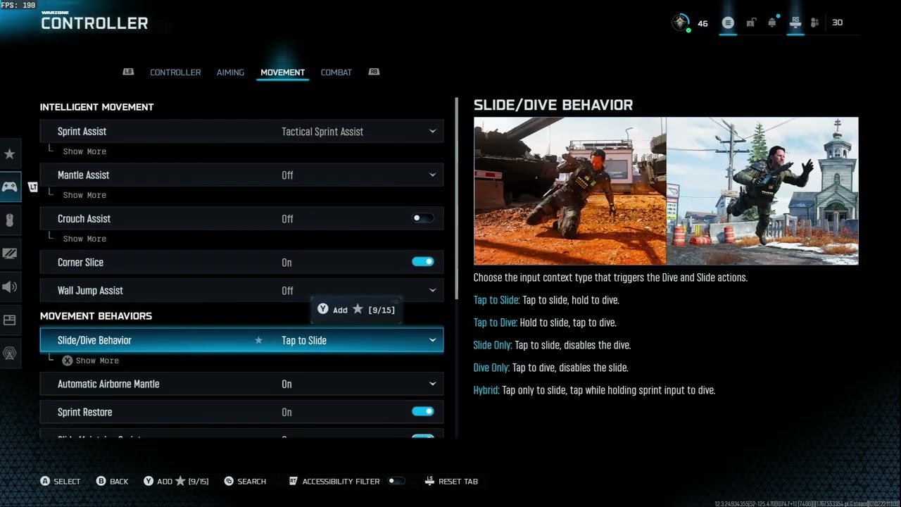 Controller settings tutorial for BO7 Warzone