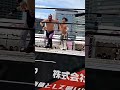#プロレス Wドロップキック