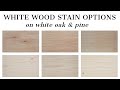 White Wood Stain Options | How to Whitewash Wood with Stain