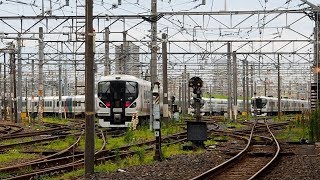 2018/07/07 E257 Series M-110 Set at Shinjuku & Oku Stations & Oku Rail Yard