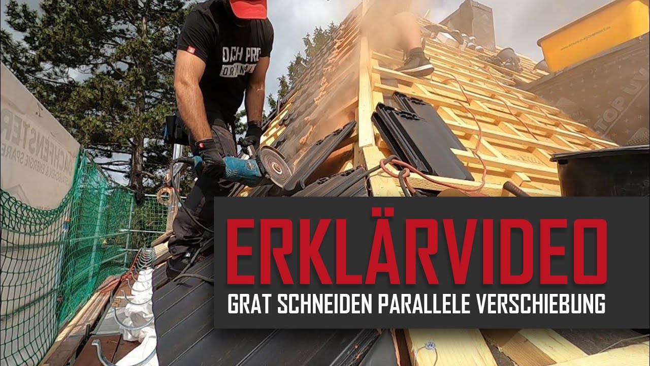 Dachsanierung DIY - Dachüberstand - Part 26 Grat eindecken