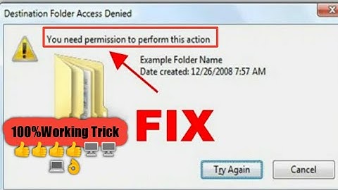 You need permission to perform this action;;;! How to Fix it😊😍👌😘🤷‍♂️😜👍✔✔😃
