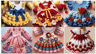 70 + Extra Beautiful Cute Trendy Crochet Hand knitting Baby Frock Designer Patterns Diy projects