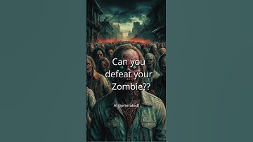 Can you defeat your Zombie #shorts #viral #ai #aiart #yourmonthyourthing #Zombies #zombie
