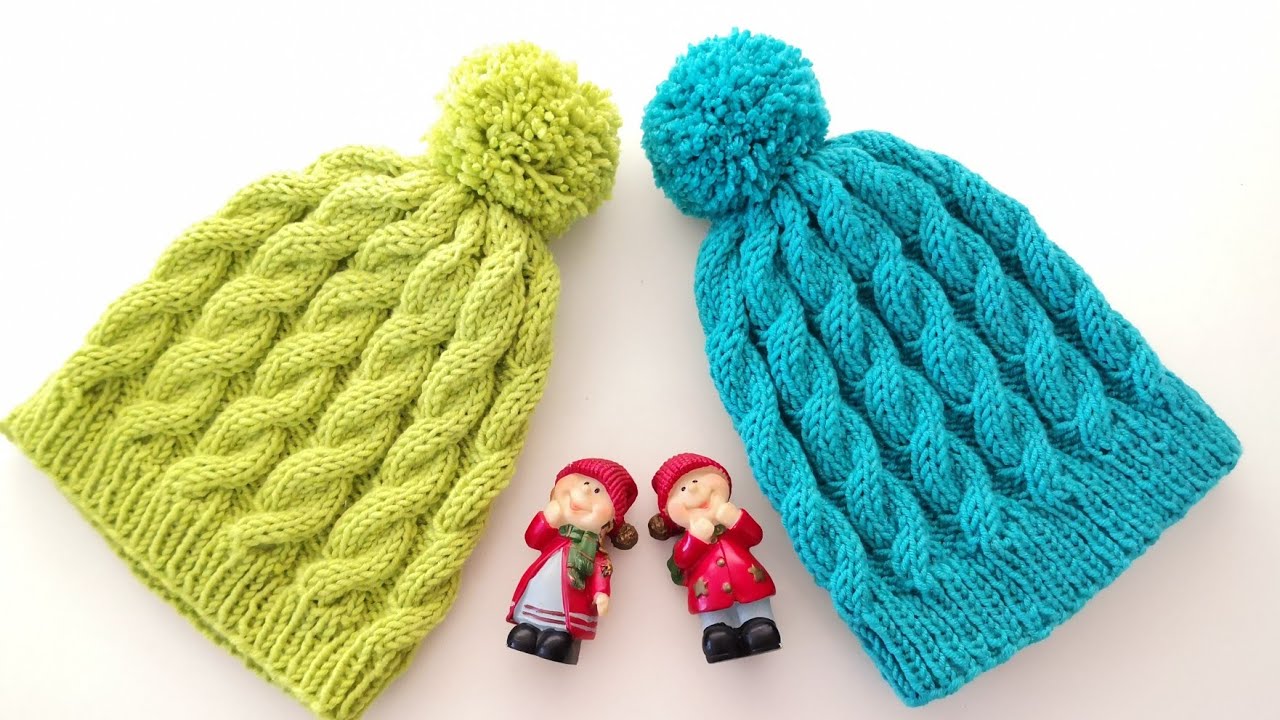 Saç Örgülü Burgulu Bere Yapımı ( 9- 12 ay)