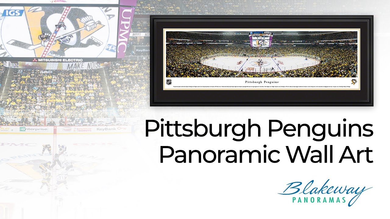 The Pittsburgh Penguins raise their 2016 Stanley Cup Banner inside PPG  Paints Arena - Various Prints