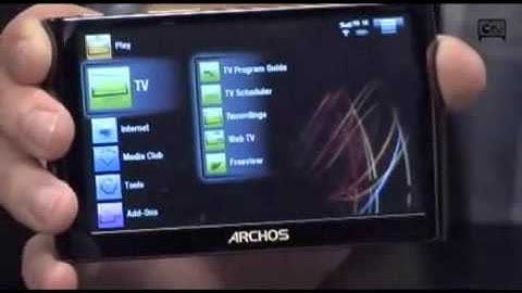 Archos 5 Internet Tablet here with Android OS