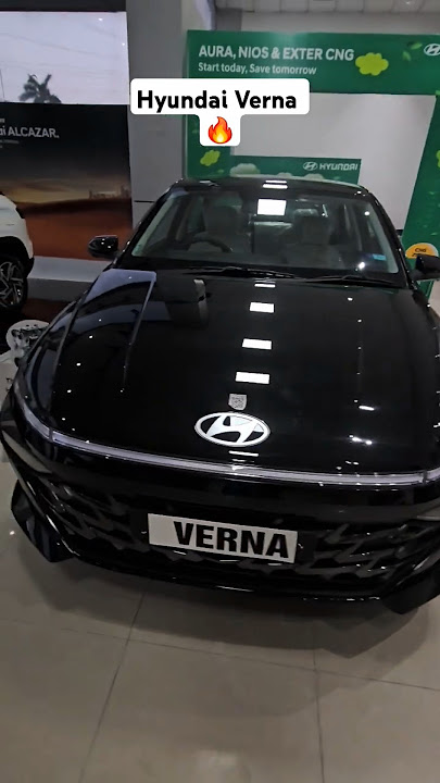 All New Hyundai Verna Black Colour 2025 🔥🖤| Hyundai Verna Facelift 2025 #shorts #shortsvideo #viral