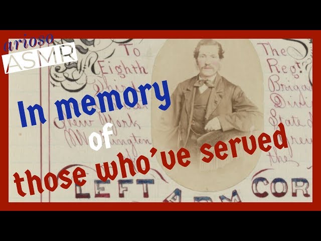 ASMR | Soft-Spoken Memorial Day Reading | 1867 Left Arm Corp
