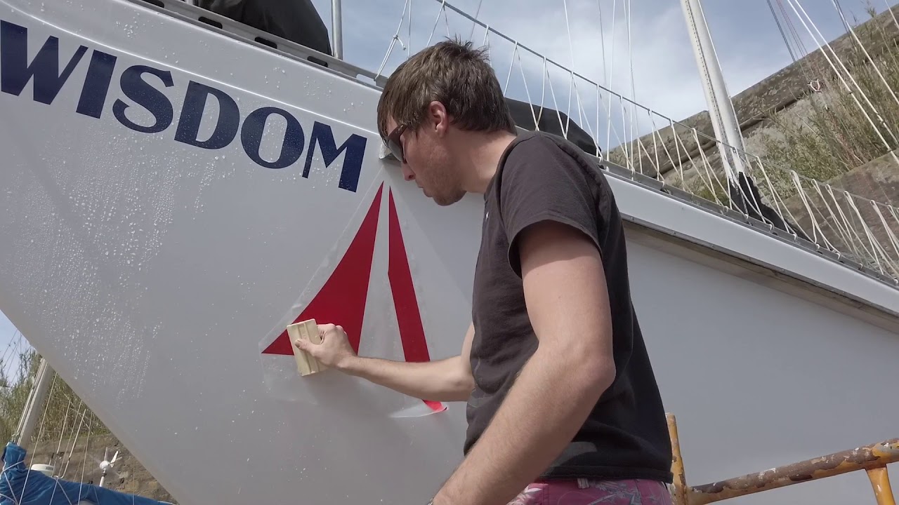 How to Apply Decal Stickers on a Boat or Car | Sailing Wisdom