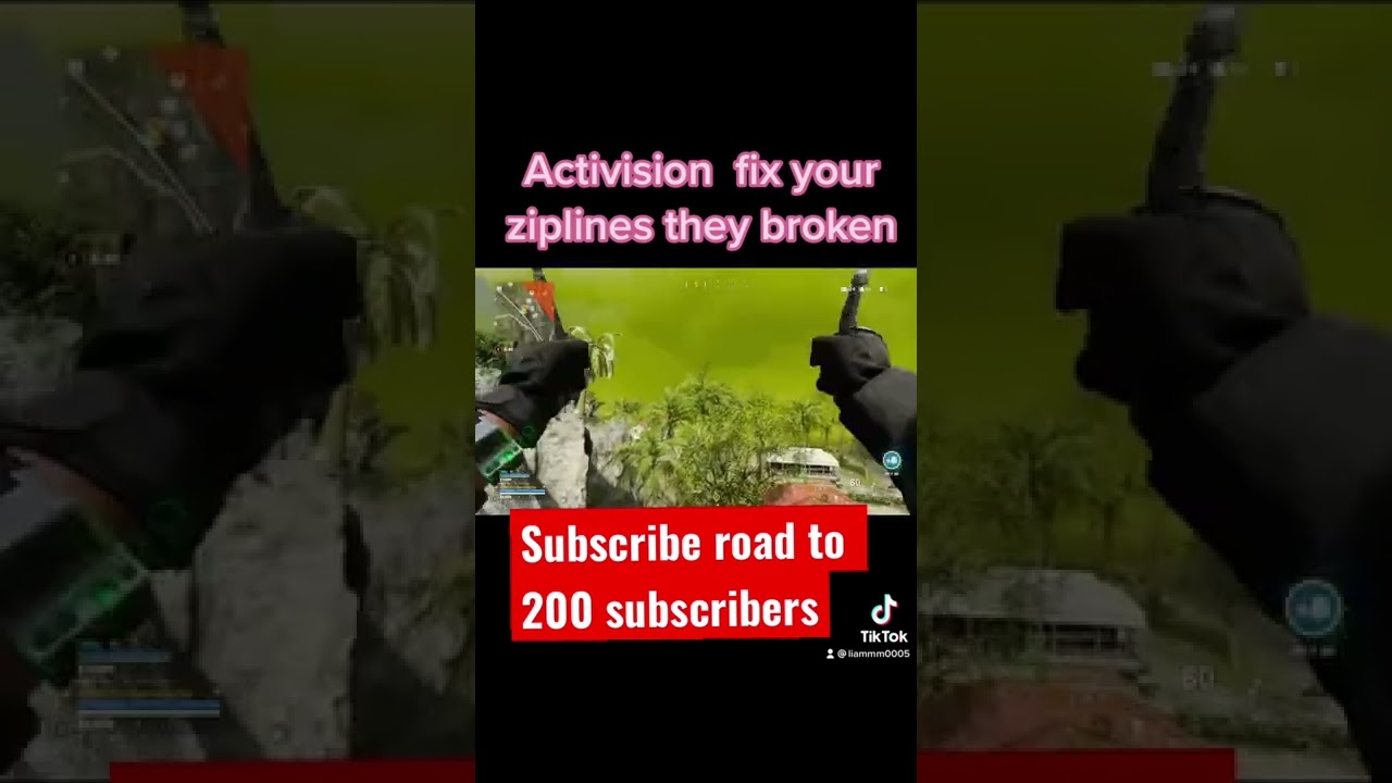 The ziplines are broken In Caldera