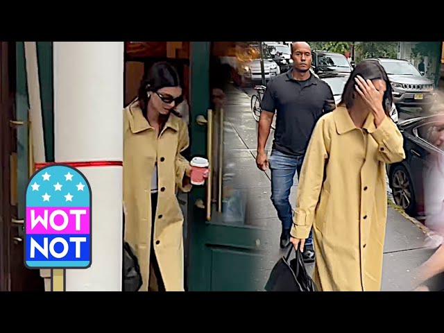 Kendall Jenner Wears Yellow Rain Jacket While Out and About in NYC