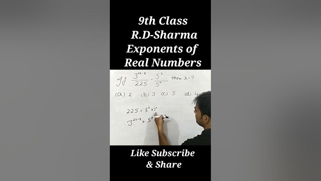 If 3 2x 8 225 5 5 x Then X 9th Class R D SharmaExponents Of if-3-2x-8-225-5-5-x-then-x-9th-class-r-d-sharmaexponents-of