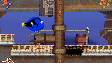 Finding Nemo 2003 Classic Gameboy Advance videogame Level 4 - Minefield