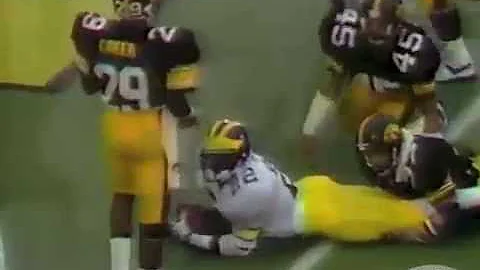 1985 Iowa Michigan Gerald White TD