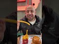 Chef Mario tries the Cheese Me Up at EYT 🍔🔥