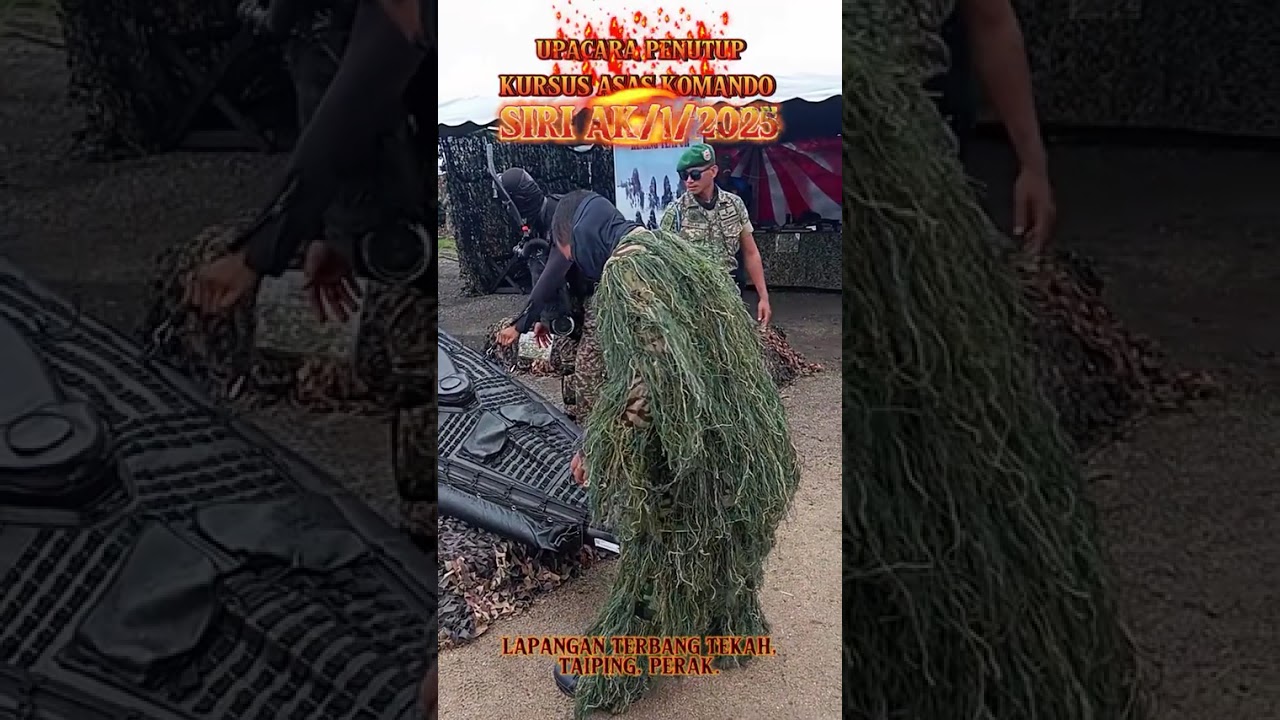 Kursus Asas Komando Siri AK/1/2025, Taiping, Perak 