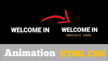 HTML CSS DA KIRISH ANIMATSIYASIYA | #uzb #html #css #animation #abdulaziz #dev #frontend #dasturchi