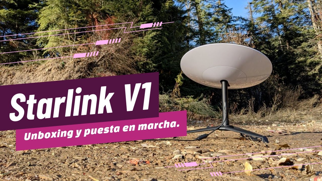 Starlink en Chile (Unboxing y puesta en marcha) Solución Zona Rural ...