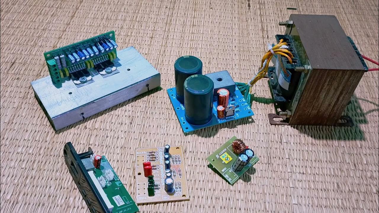 Dual supply 200w stereo IC amplifier spare parts & details amplifier 