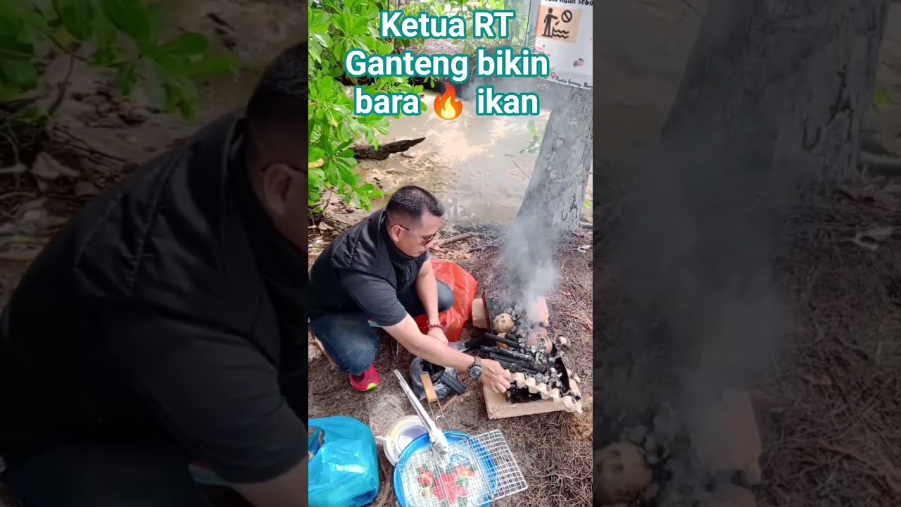 Persiapan bara ikan dari artis Forum RT-RW 