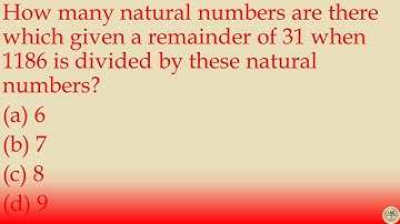 How many natural numbers are there which given a remainder of 31 when 1186 is divided by these