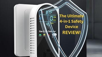 🔥4 in 1 Upgraded Natural Gas Leak and Carbon Monoxide Detectors, Dual Sensor Gas Leak Detector.