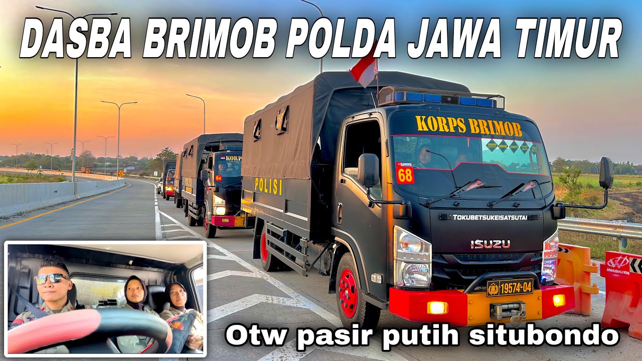 KONVOI RENANG LAUT DASBA BRIMOB POLDA JATIM