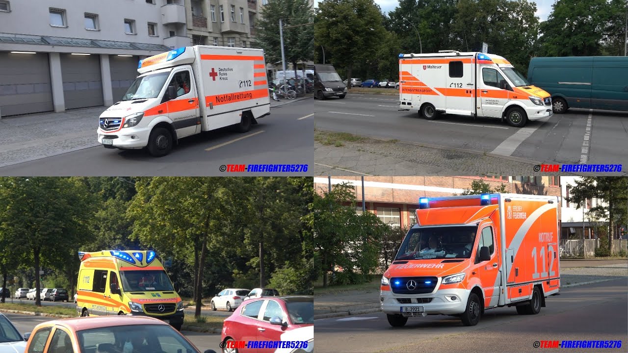 [RTW - NEF - ITW] Einsatzfahrten Rettungsdienst aus Berlin und Umgebung