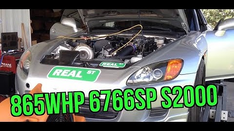 865whp 6766SP S2000 Dyno Real Street Performance Spec Long Rod F22C RSPS2K E85 10.0:1