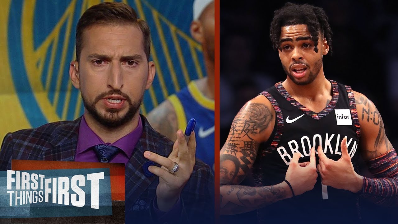 Nick Wright talks Warriors plan for D’Angelo Russell, Boogie's future | NBA | FIRST THINGS FIRST