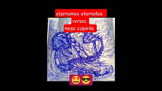 eternamax eternatus verses mega zygarde|done|next?🤔 #drawing #youtubeshorts #animeeart