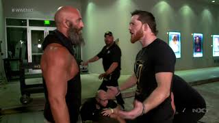 Kyle O’Reilly interrupts Tommaso Ciampa’s assault of Jake Atlas  WWE NXT, Sept  16, 2020