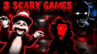 Playing 3 POPULAR Roblox Scary Games WITH VIEWERS...