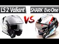 LS2 Valiant vs. Shark Evo One