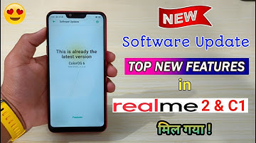Finally! New Update Received in Realme 2 & C1 (New Features) VoWifi Calling, Both swipe Gesture