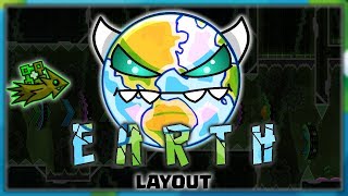 {HD} Earth layout by ZeRefios (me) | Medium Demon Preview (2) | Geometry dash (240Hz)