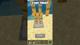 x-ray trick in minecraft #minecraft #viral #viral shorts