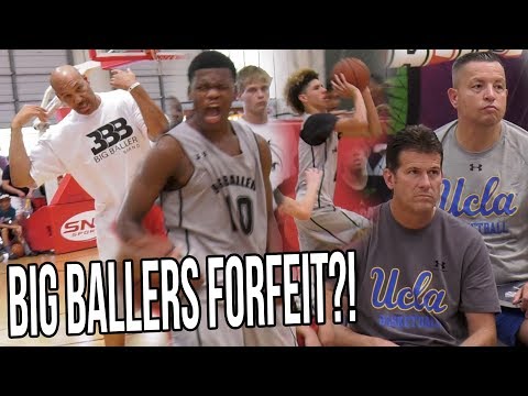 Lavar Ball FORFEITS Playoff Game In Front Of UCLA Coaches! Because REFS! Whole Team WALKS OUT!