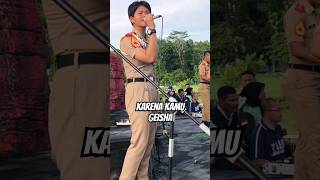 Karena Kamu Geisha 😎 Vokalis Cantik Band Taruna Akademi Angkatan Udara #drumband #aau