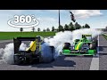 360° Lotus Exos T125 F1 Tuned over 600Kmh onboard VR Experience