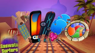 Subway Surfers Arabia 2021 Five Hoverboards In One Run